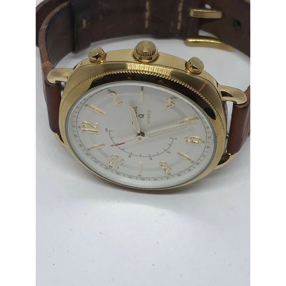 Fossil Q FTW1201 Womens Brown Leather Analog Silve - Picture 6 of 9